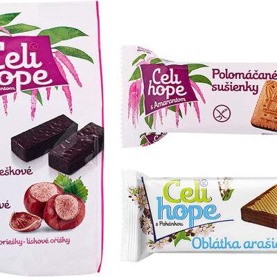 Celihope Oblátky bezlepkové Celihope 25g - Oblátky kávové s amarantom