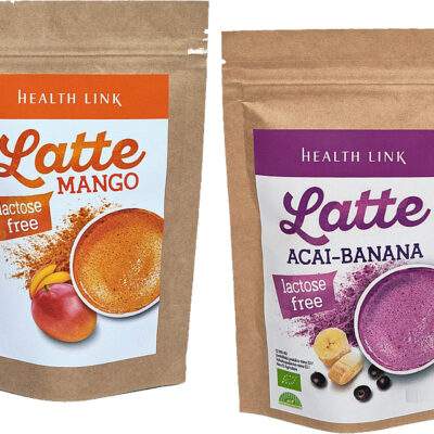 Health Link Latte - bez lepku a laktózy 30g - Mango latte