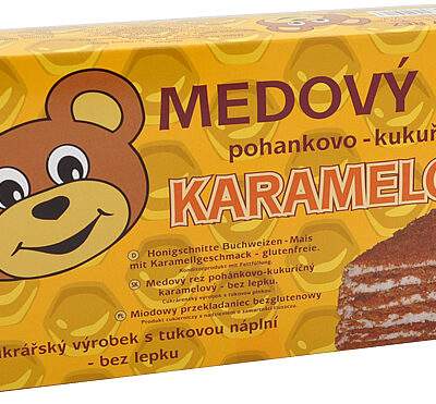 Korálek Medový rez karamelový 370g - Medový rez bezlepkový