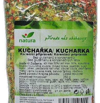 Natura Hustopeče Kuchárka bez glutamánu 250g