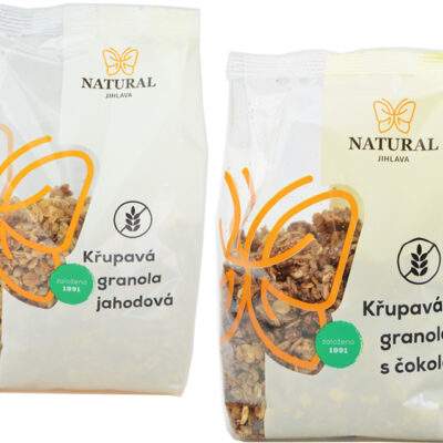 Natural Granola chrumkavá bezlepková 300g - Čokoládová granola