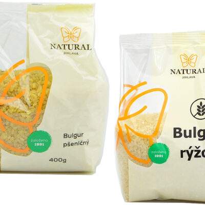 Natural Jihlava Bulgur Natural 400g - Bulgur ryžový bez lepku