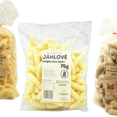 Natural Jihlava Chrumky bez lepku a soli 75g - Ryžové chrumky