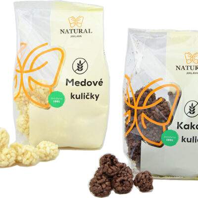 Natural Jihlava Ryžové guličky bezlepkové 150g - Ryžové guličky medové