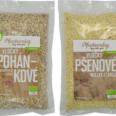 Naturiq Vločky Premium BIO bezlepkové 250g - Vločky pšenové