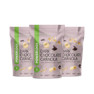 Powerlogy Dark Chocolate Granola 3 x 350 g