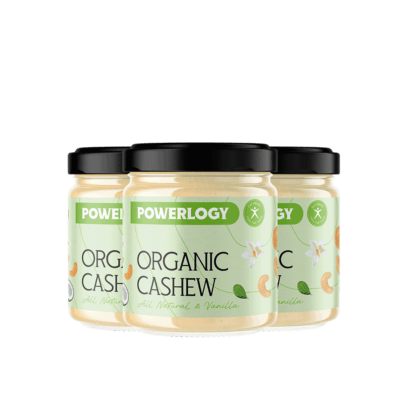 Powerlogy Organic Cashew Cream 3 x 330 g