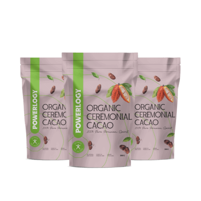 Powerlogy Organic Ceremonial Cacao 3 x 300 g