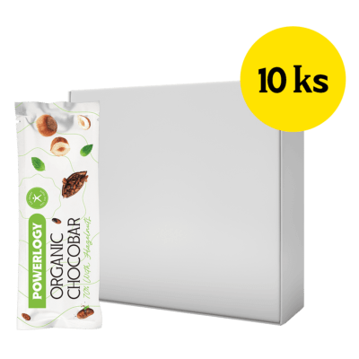 Powerlogy Organic Chocobar 70  %10 x 50 g