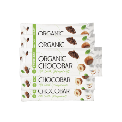 Powerlogy Organic Chocobar 70  %6 x 50 g