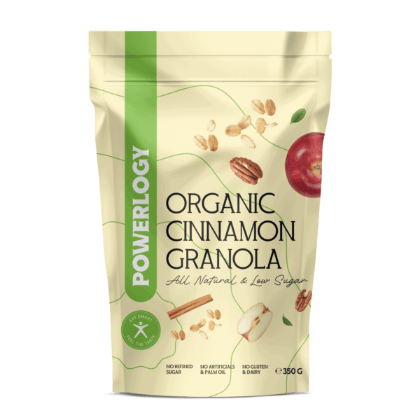 Powerlogy Organic Cinnamon Granola 350 g