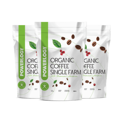 Powerlogy Organic Coffee 3 x 250 g