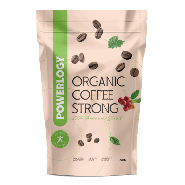 Powerlogy Organic Coffee Strong 250 g