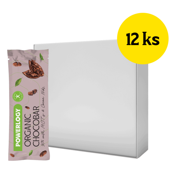 Powerlogy Organic Keto Chocobar 90  %12 x 50 g