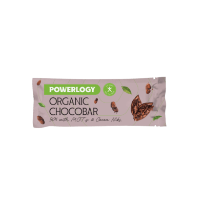 Powerlogy Organic Keto Chocobar 90  %50 g