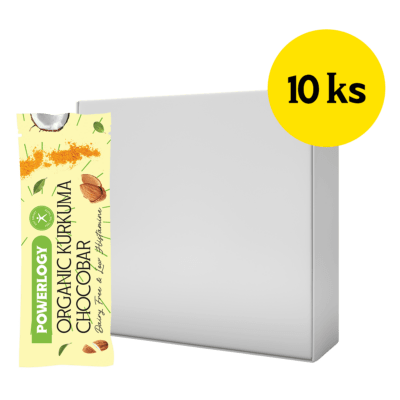 Powerlogy Organic Kurkuma Chocobar 10 x 50 g