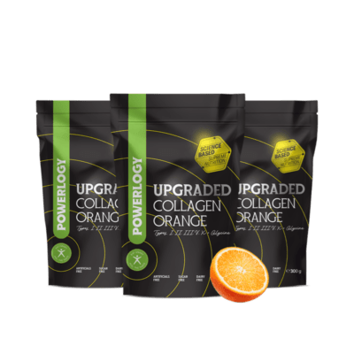 Powerlogy Upgraded Collagen Complex Orange 3 x 300 g