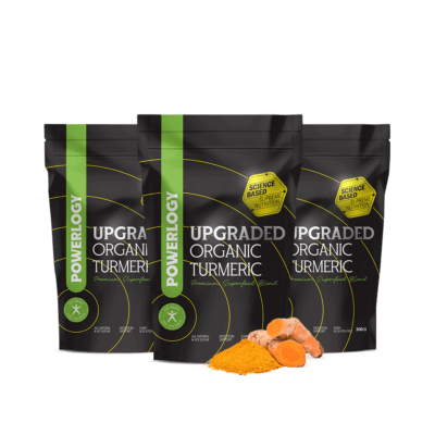 Powerlogy Upgraded Organic Turmeric 3 x 300 g