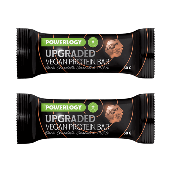 Powerlogy Upgraded Vegan Protein Bar 2 x 50 g