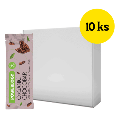 Powerlogy Organic Keto Chocobar 90  %10 x 50 g