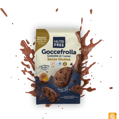 Goccefrolla - kakaové sušienky s čokoládou (300g) - Nutri Free