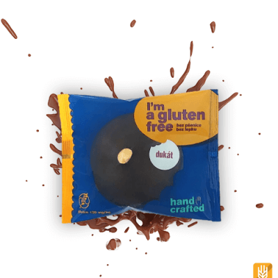 Čokoládový dukát s marhuľovým džemom (75g)