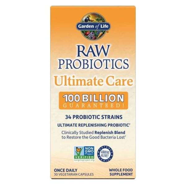 RAW probiotiká - dokonalá starostlivosť, 30 kapsúl - Garden of Life
