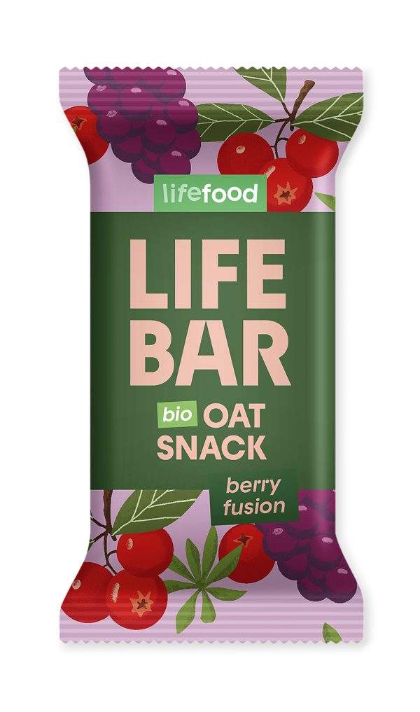 Bio ovsená tyčinka ovocná, 40 g - Lifefood