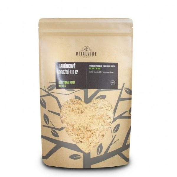 Lahôdkové droždie s B12, 125 g - Vitalvibe