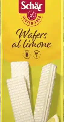 Wafers - oblátky s kakaovou/ orieškovou/ vanilkovou/ citrónovou náplňou (125g) - Schär