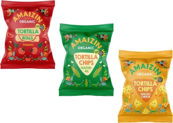Amaizin Kukuričné chipsy bezlepkové BIO 75g - Kukuričné chipsy s chilli