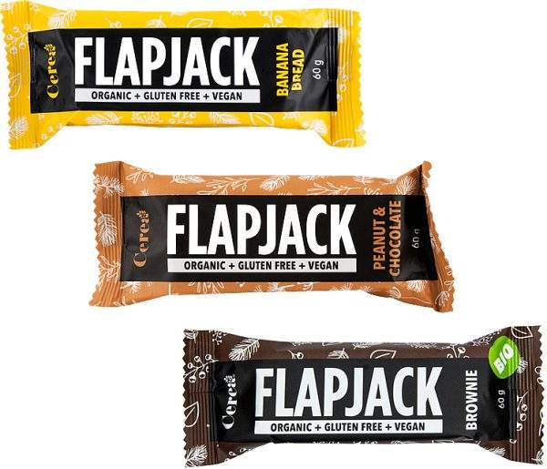 Cerea Flapjack bezlepkový BIO 60g - Flapjack arašidy s čokoládou
