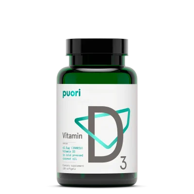 Puori Vitamin D3 120 kapsúl