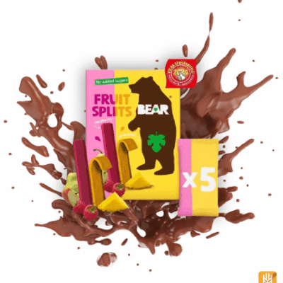 Ovocné rolované plátky - YOYO BEAR Fruit Splits malina-ananás (5x20g)