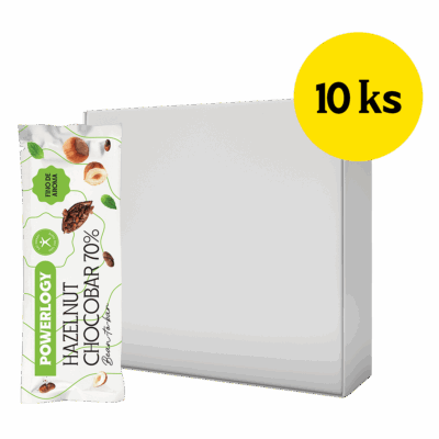 Powerlogy Chocobar 70 %10 x 50 g