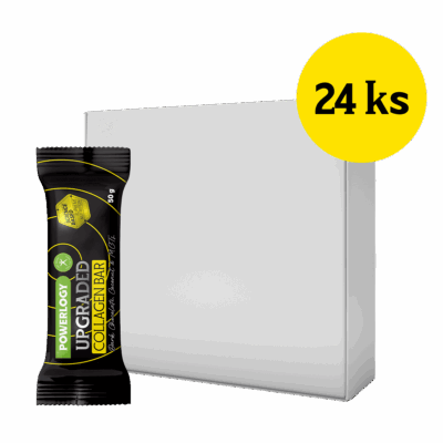 Powerlogy Upgraded Collagen Bar Dark Chocolate 24 x 50 g