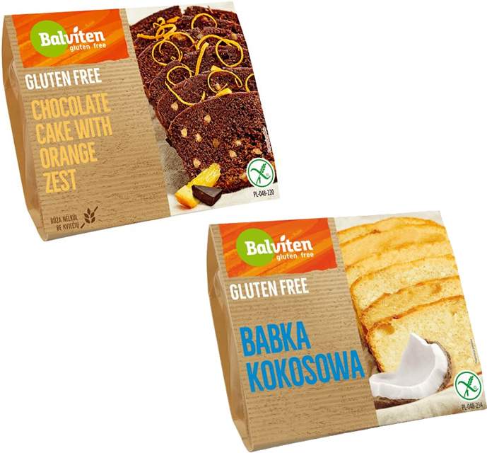 Balviten Babovka bezgluténová Balviten 220g - Bábovka kokosová