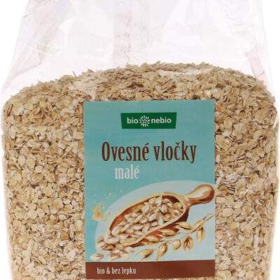 Bio Nebio Ovsené vločky bezlepkové BIO 500g - Ovsené vločky malé