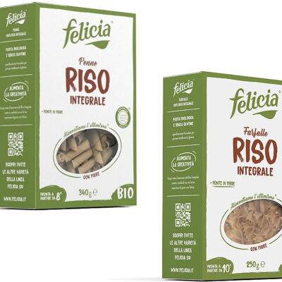 Felicia Cestoviny z hnedej ryže bezlepkové BIO 250g - Fusilli z hnedej ryže