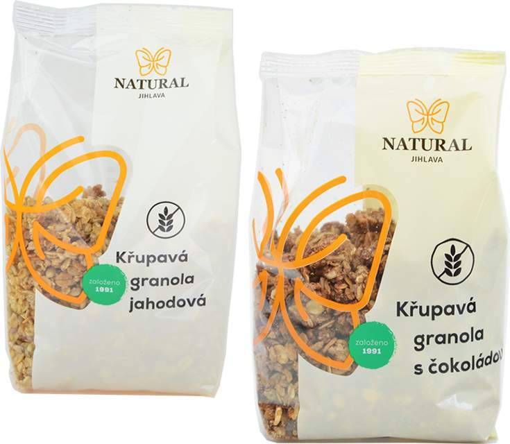 Natural Granola chrumkavá bezlepková 300g - Čokoládová granola