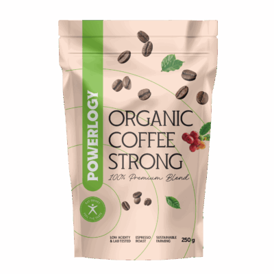 Powerlogy Organic Coffee Strong 250 g