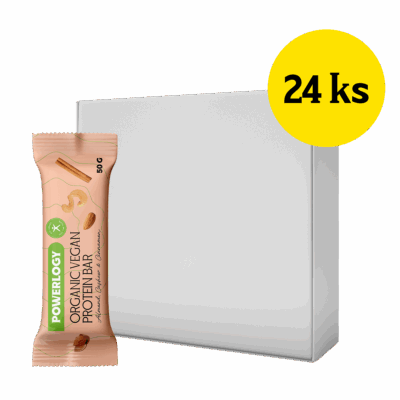 Powerlogy Organic Vegan Protein Bar 24 x 50 g