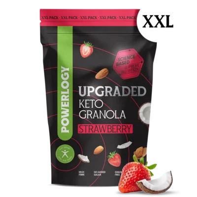 Powerlogy Upgraded Keto Granola Strawberry 700 g