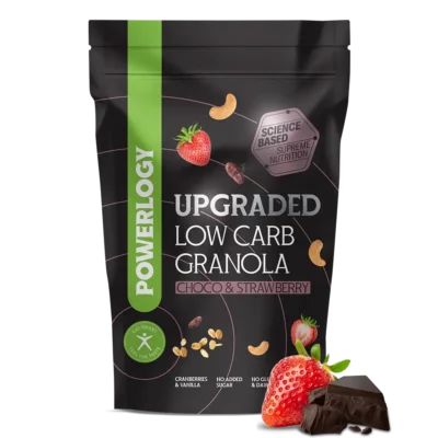 Powerlogy Upgraded Low Carb Granola Choco & Strawberry 350 g