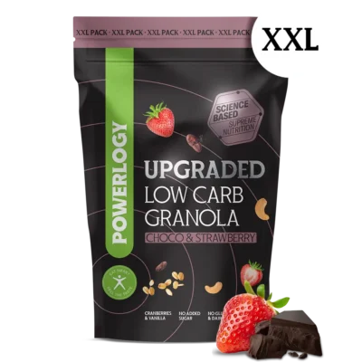 Powerlogy Upgraded Low Carb Granola Choco & Strawberry 700 g