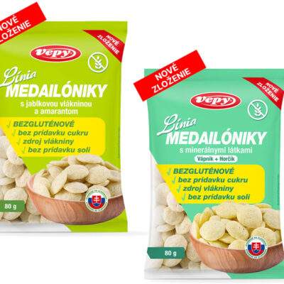 Vepy Medajlóniky Línia bez lepku a pridaného cukru 80g - Medajlóniky s amarantom a škoricou