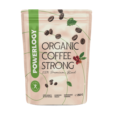 Powerlogy Organic Coffee Strong 250 g