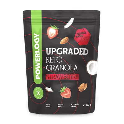 Powerlogy Upgraded Keto Granola Strawberry 350 g