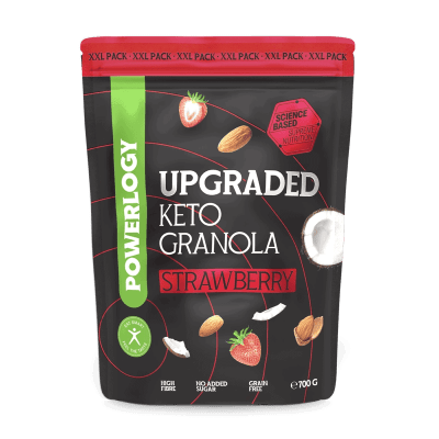 Powerlogy Upgraded Keto Granola Strawberry 700 g