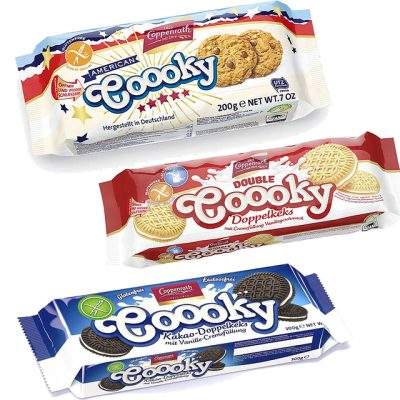 Doves farm Coooky Doves farm 200g - Vanilkové sušienky s náplňou bez lepku a laktózy